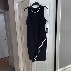 Tommy Hilfiger Black Dress with White Trim